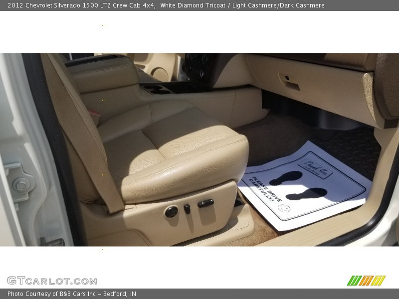 White Diamond Tricoat / Light Cashmere/Dark Cashmere 2012 Chevrolet Silverado 1500 LTZ Crew Cab 4x4