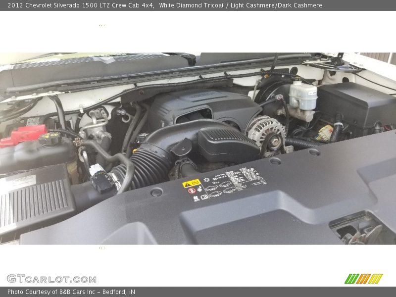 White Diamond Tricoat / Light Cashmere/Dark Cashmere 2012 Chevrolet Silverado 1500 LTZ Crew Cab 4x4