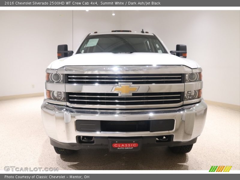 Summit White / Dark Ash/Jet Black 2016 Chevrolet Silverado 2500HD WT Crew Cab 4x4