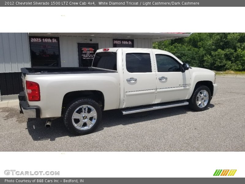 White Diamond Tricoat / Light Cashmere/Dark Cashmere 2012 Chevrolet Silverado 1500 LTZ Crew Cab 4x4