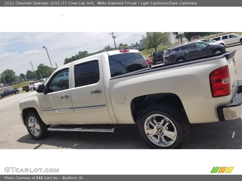 White Diamond Tricoat / Light Cashmere/Dark Cashmere 2012 Chevrolet Silverado 1500 LTZ Crew Cab 4x4