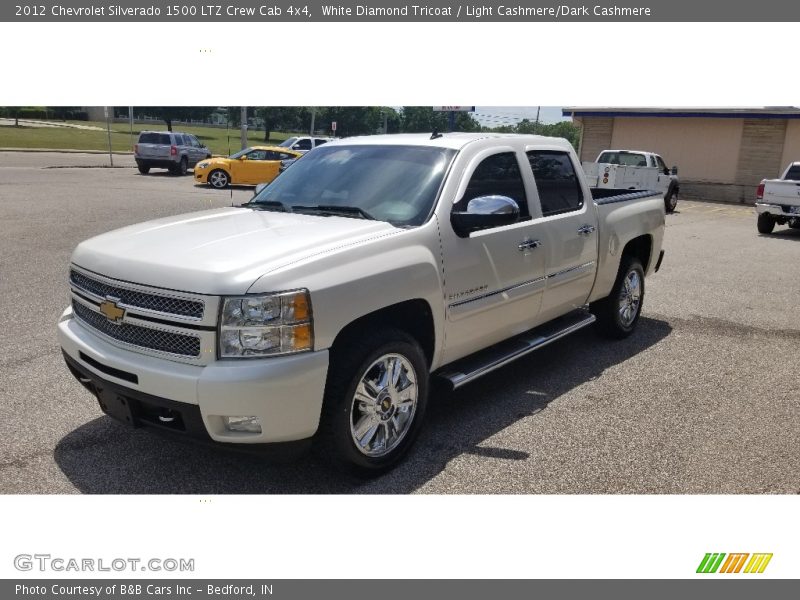 White Diamond Tricoat / Light Cashmere/Dark Cashmere 2012 Chevrolet Silverado 1500 LTZ Crew Cab 4x4