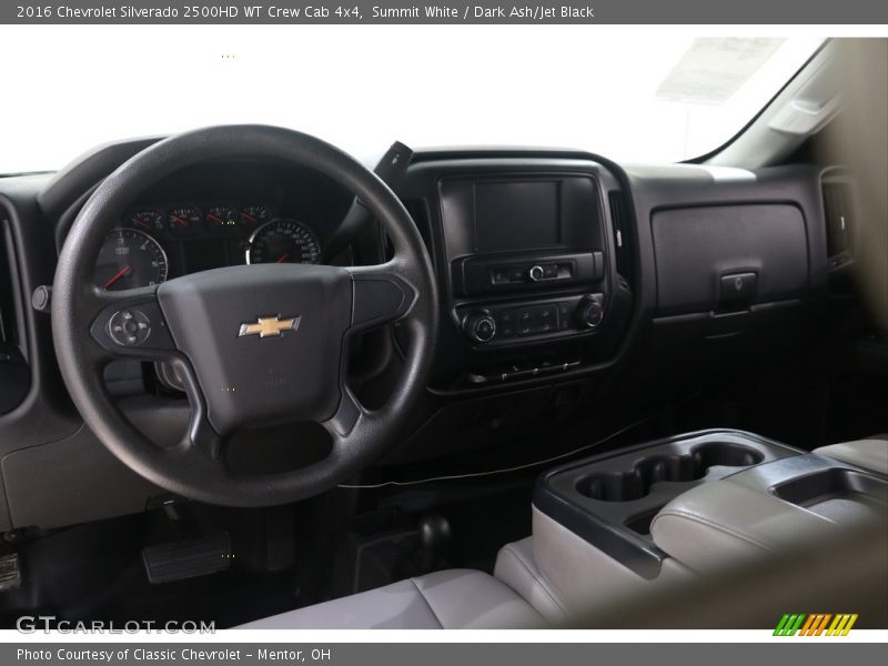 Dashboard of 2016 Silverado 2500HD WT Crew Cab 4x4