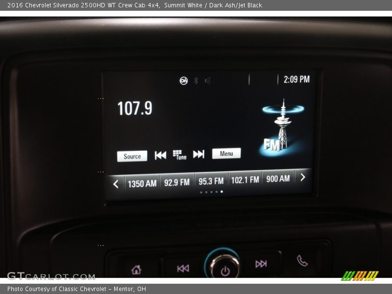 Summit White / Dark Ash/Jet Black 2016 Chevrolet Silverado 2500HD WT Crew Cab 4x4