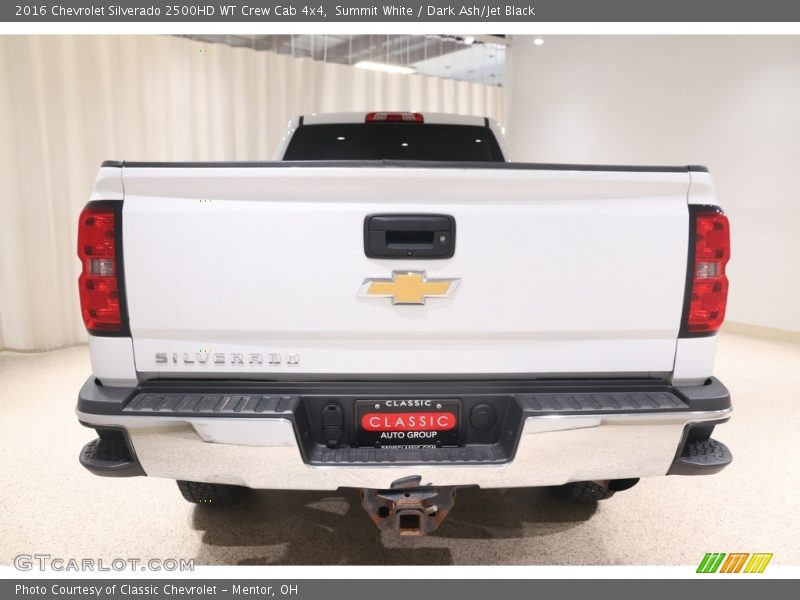 Summit White / Dark Ash/Jet Black 2016 Chevrolet Silverado 2500HD WT Crew Cab 4x4