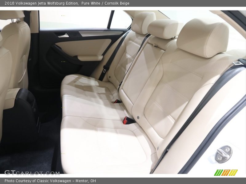 Pure White / Cornsilk Beige 2018 Volkswagen Jetta Wolfsburg Edition