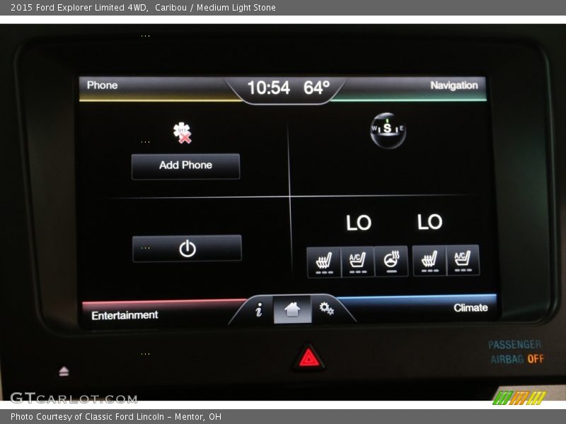 Caribou / Medium Light Stone 2015 Ford Explorer Limited 4WD