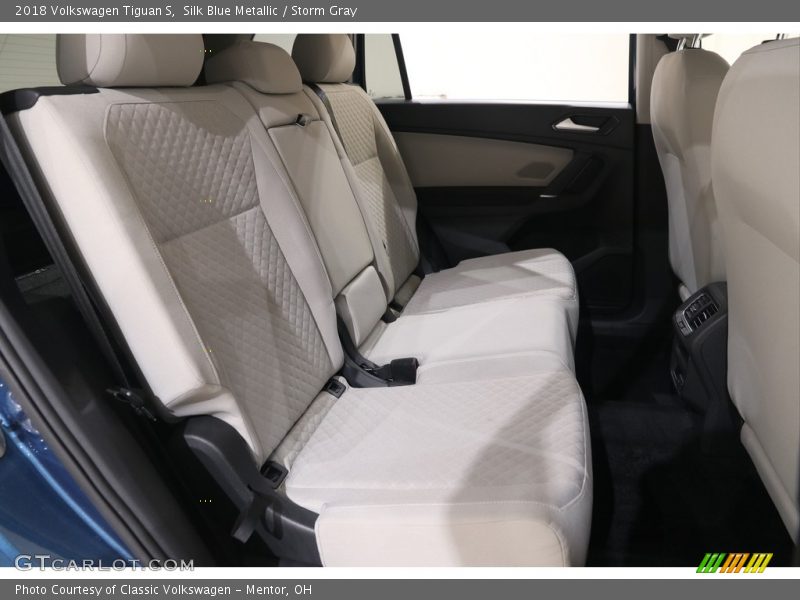 Silk Blue Metallic / Storm Gray 2018 Volkswagen Tiguan S