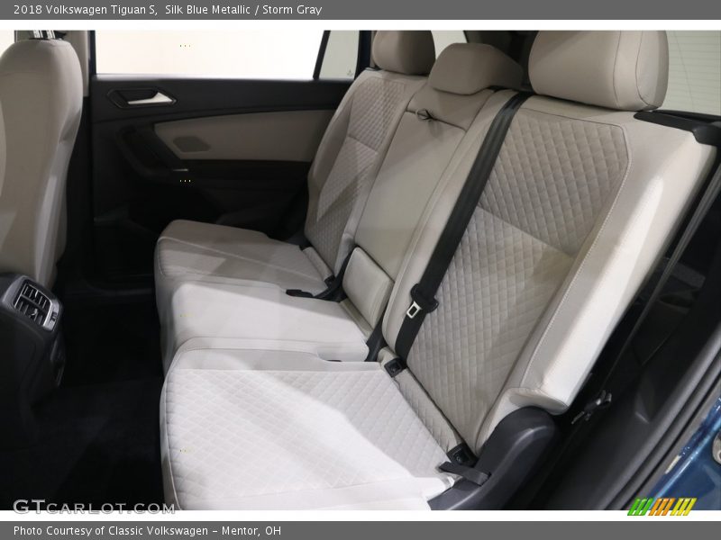 Silk Blue Metallic / Storm Gray 2018 Volkswagen Tiguan S