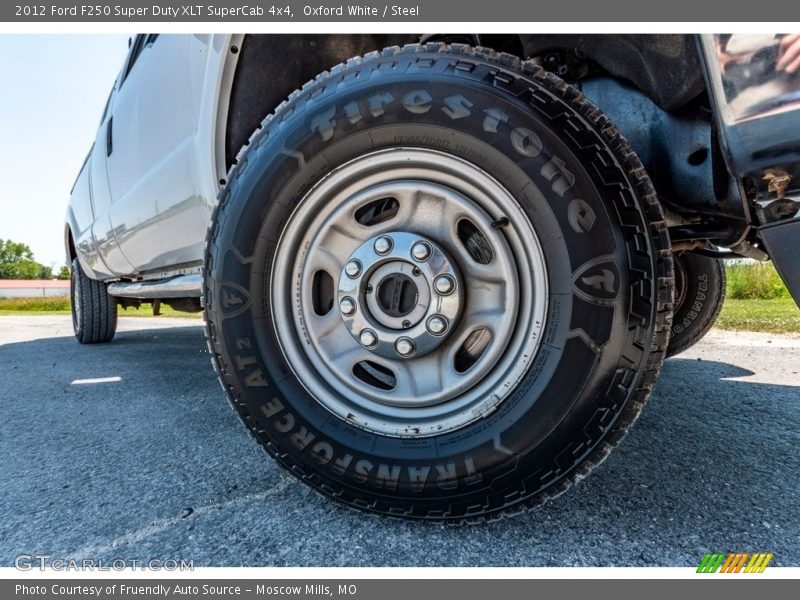 Oxford White / Steel 2012 Ford F250 Super Duty XLT SuperCab 4x4