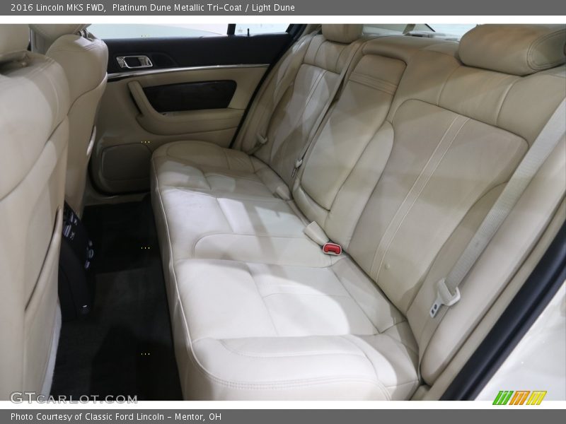 Rear Seat of 2016 MKS FWD