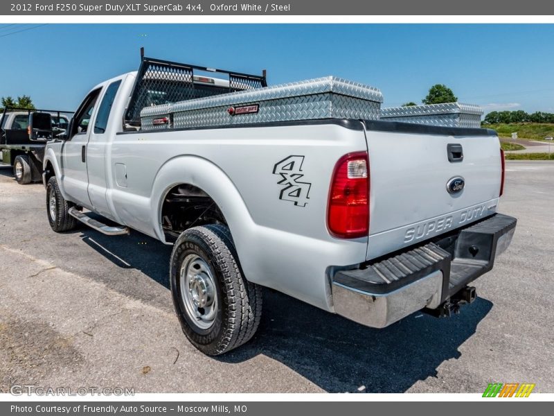 Oxford White / Steel 2012 Ford F250 Super Duty XLT SuperCab 4x4