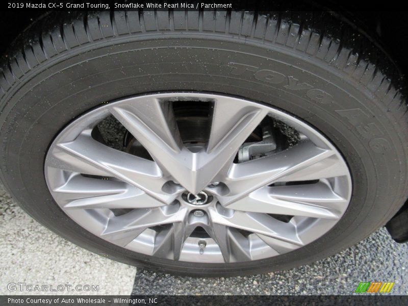 Snowflake White Pearl Mica / Parchment 2019 Mazda CX-5 Grand Touring