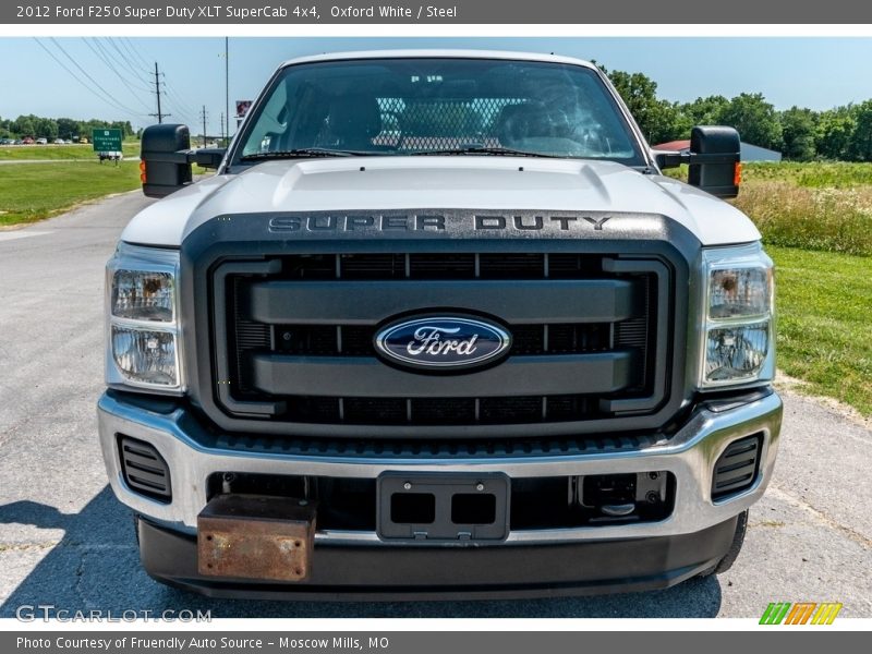 Oxford White / Steel 2012 Ford F250 Super Duty XLT SuperCab 4x4