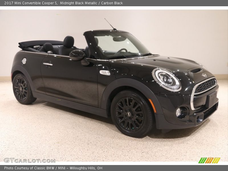 Midnight Black Metallic / Carbon Black 2017 Mini Convertible Cooper S