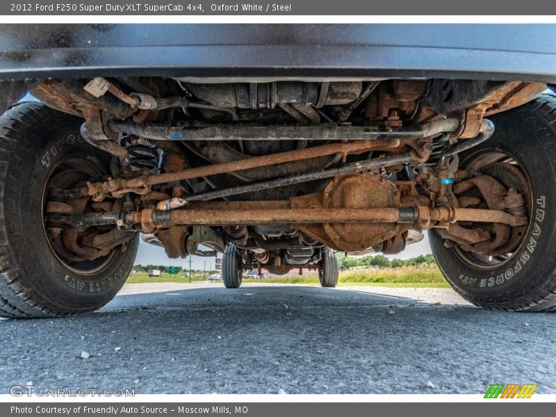 Oxford White / Steel 2012 Ford F250 Super Duty XLT SuperCab 4x4