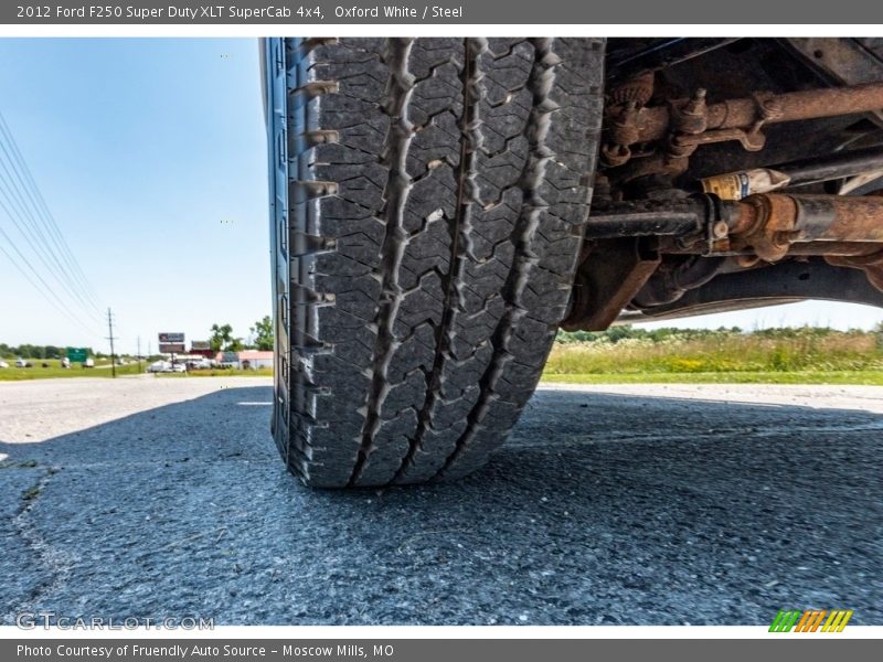Oxford White / Steel 2012 Ford F250 Super Duty XLT SuperCab 4x4