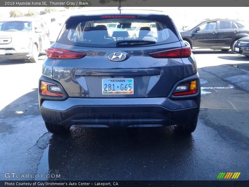 Thunder Gray / Black 2019 Hyundai Kona SE