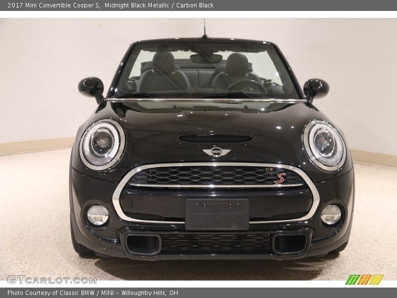 Midnight Black Metallic / Carbon Black 2017 Mini Convertible Cooper S