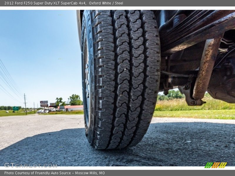 Oxford White / Steel 2012 Ford F250 Super Duty XLT SuperCab 4x4