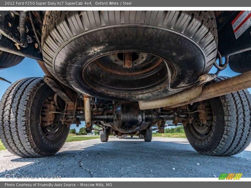 Oxford White / Steel 2012 Ford F250 Super Duty XLT SuperCab 4x4