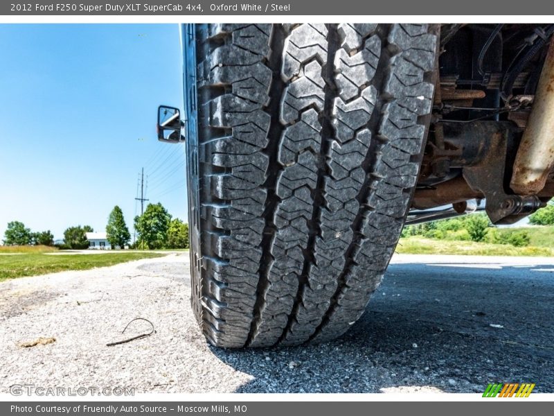 Oxford White / Steel 2012 Ford F250 Super Duty XLT SuperCab 4x4