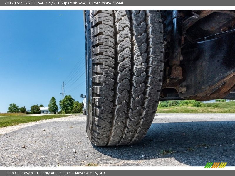 Oxford White / Steel 2012 Ford F250 Super Duty XLT SuperCab 4x4