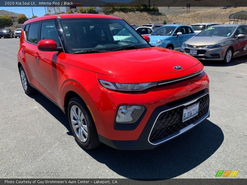 Inferno Red / Black 2020 Kia Soul LX