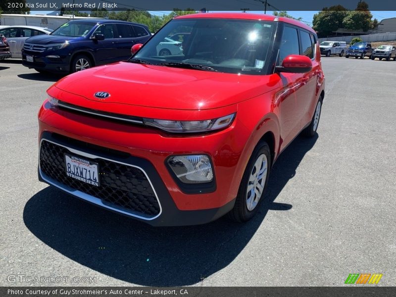 Inferno Red / Black 2020 Kia Soul LX