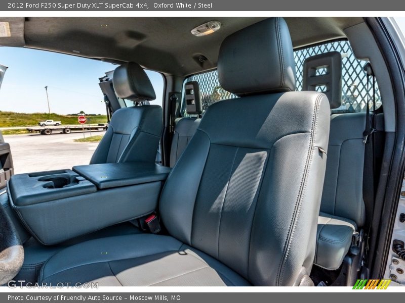 Oxford White / Steel 2012 Ford F250 Super Duty XLT SuperCab 4x4