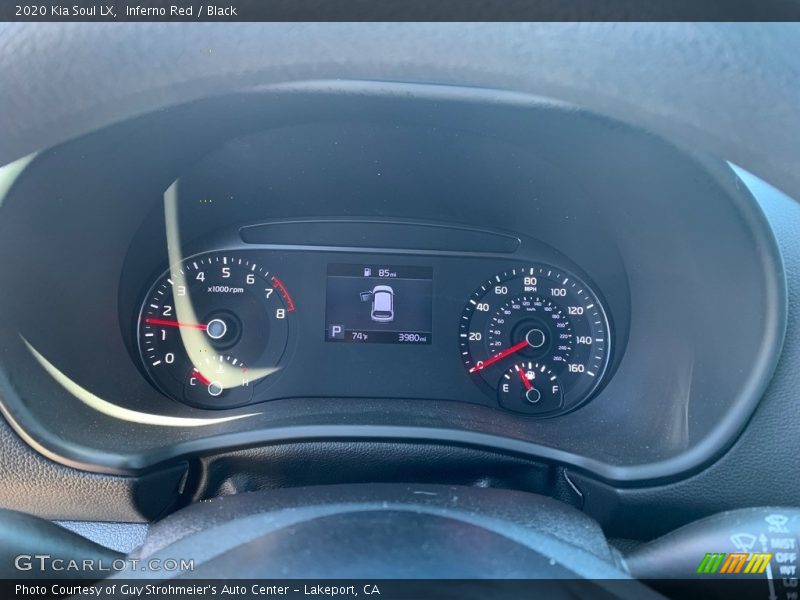 Inferno Red / Black 2020 Kia Soul LX