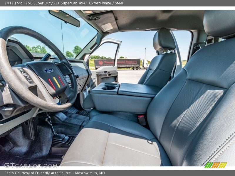 Oxford White / Steel 2012 Ford F250 Super Duty XLT SuperCab 4x4