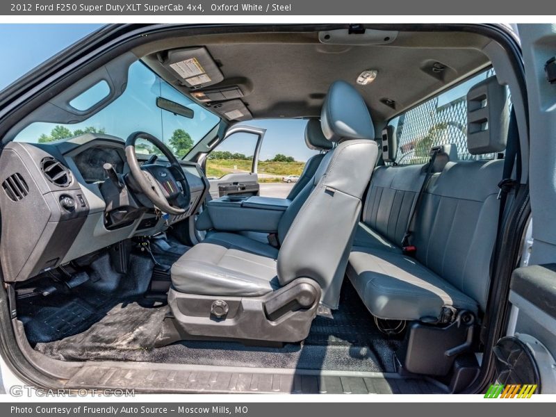 Oxford White / Steel 2012 Ford F250 Super Duty XLT SuperCab 4x4