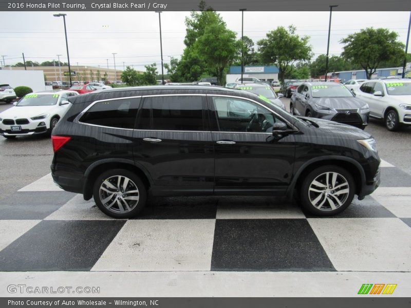 Crystal Black Pearl / Gray 2016 Honda Pilot Touring