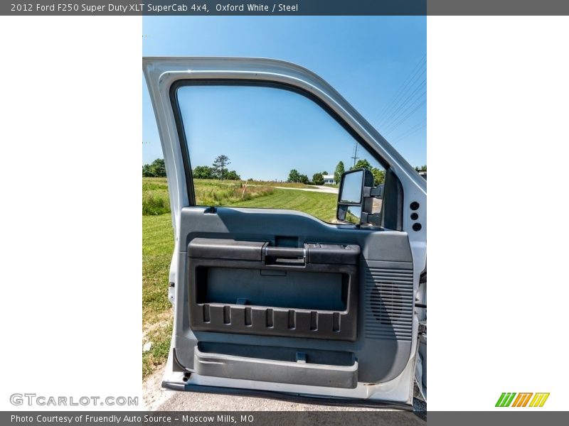 Oxford White / Steel 2012 Ford F250 Super Duty XLT SuperCab 4x4