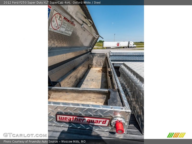 Oxford White / Steel 2012 Ford F250 Super Duty XLT SuperCab 4x4