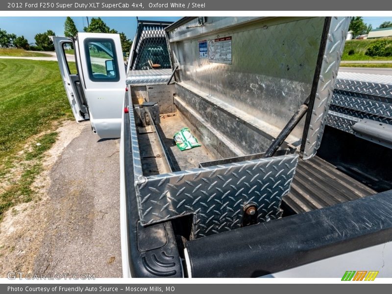 Oxford White / Steel 2012 Ford F250 Super Duty XLT SuperCab 4x4