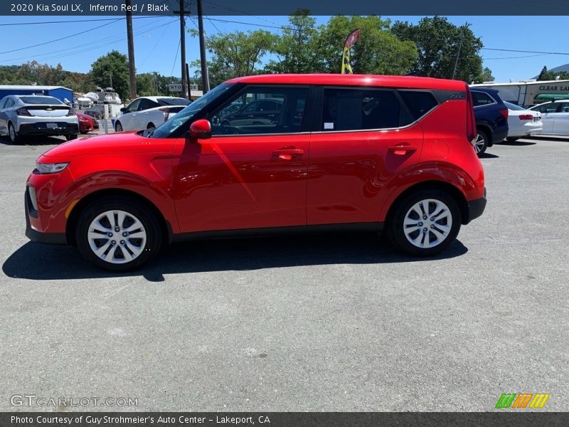 Inferno Red / Black 2020 Kia Soul LX