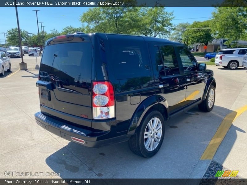 Santorini Black Metallic / Ebony/Ebony 2011 Land Rover LR4 HSE