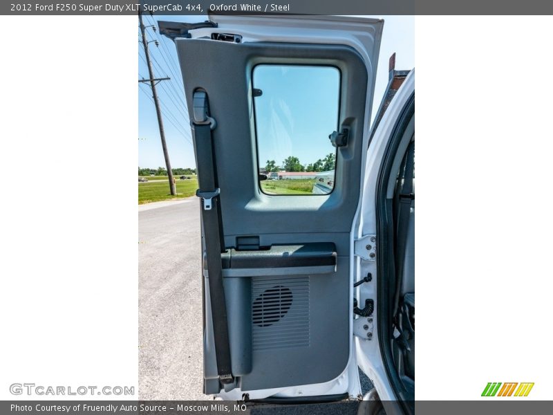 Oxford White / Steel 2012 Ford F250 Super Duty XLT SuperCab 4x4
