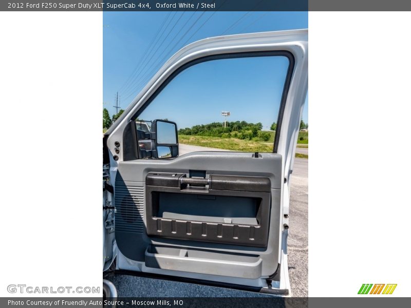 Oxford White / Steel 2012 Ford F250 Super Duty XLT SuperCab 4x4