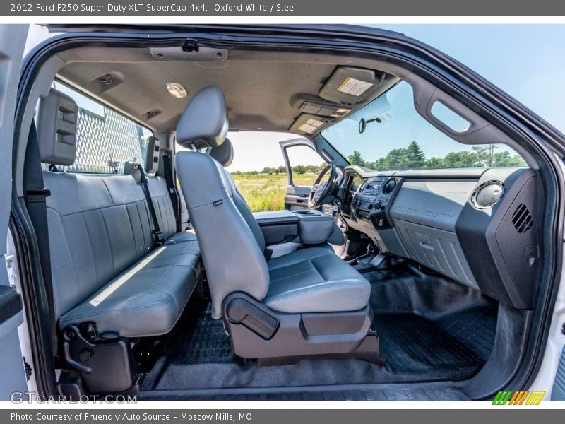 Oxford White / Steel 2012 Ford F250 Super Duty XLT SuperCab 4x4