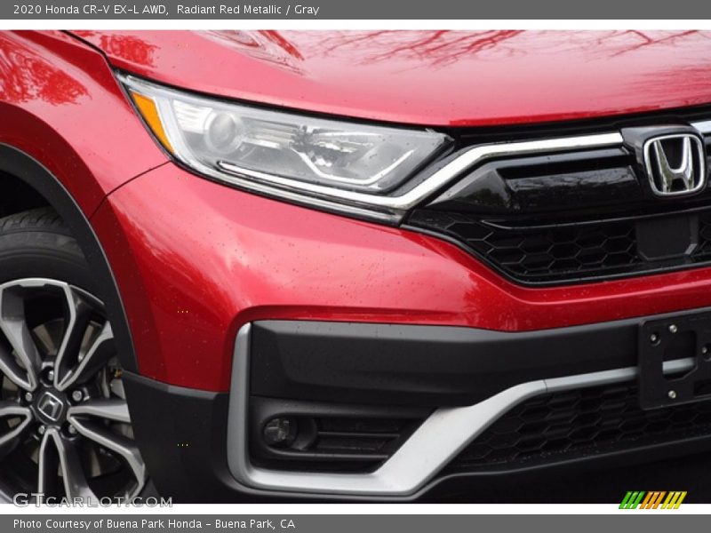 Radiant Red Metallic / Gray 2020 Honda CR-V EX-L AWD