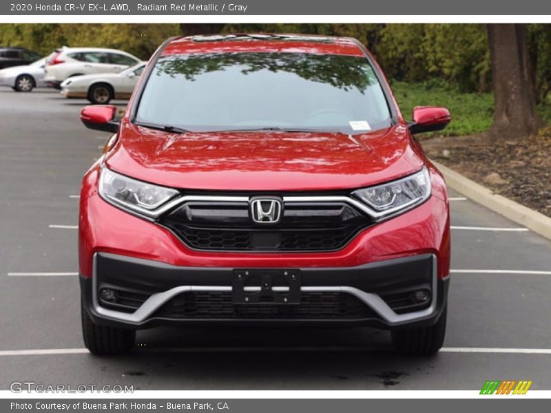 Radiant Red Metallic / Gray 2020 Honda CR-V EX-L AWD