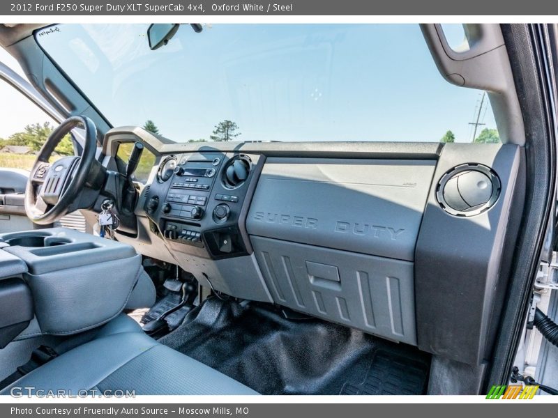Oxford White / Steel 2012 Ford F250 Super Duty XLT SuperCab 4x4