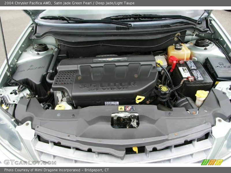 Satin Jade Green Pearl / Deep Jade/Light Taupe 2004 Chrysler Pacifica AWD