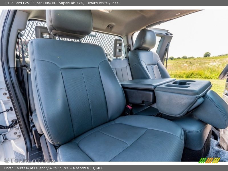 Oxford White / Steel 2012 Ford F250 Super Duty XLT SuperCab 4x4