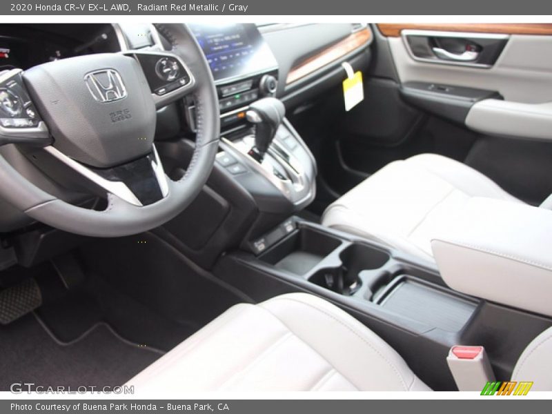 Radiant Red Metallic / Gray 2020 Honda CR-V EX-L AWD