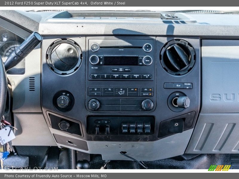 Oxford White / Steel 2012 Ford F250 Super Duty XLT SuperCab 4x4