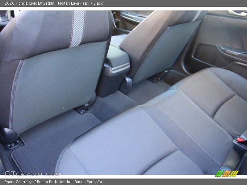 Molten Lava Pearl / Black 2020 Honda Civic LX Sedan